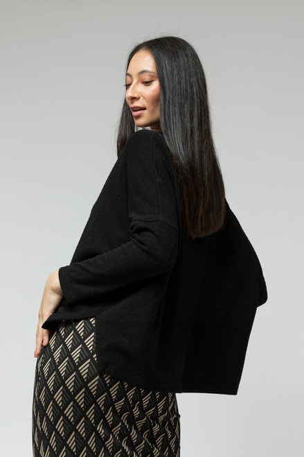 Black Ava Crew Neck Jumper - FINAL SALE