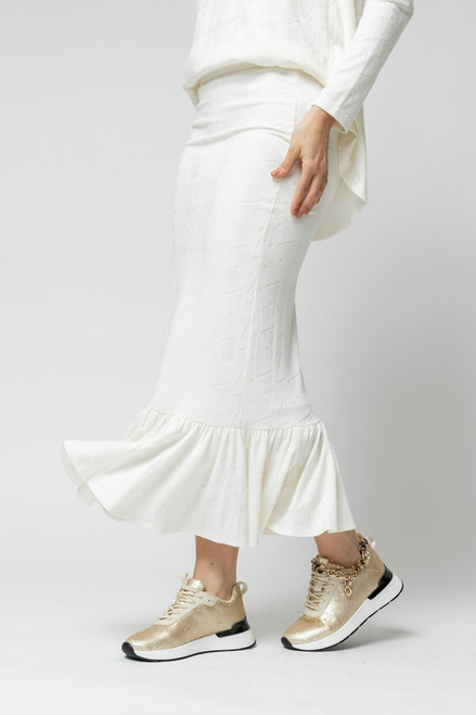 Ivory Frill Skirt - FINAL SALE