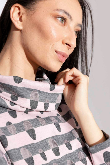 Pink Gigi Roll Jumper - FINAL SALE