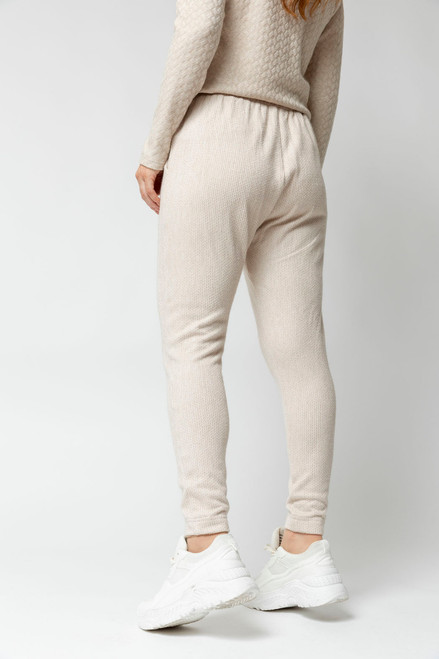 Cable Lounge Pant - Oatmeal - FINAL SALE