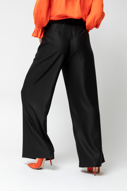 Black Twill Cleo Pants