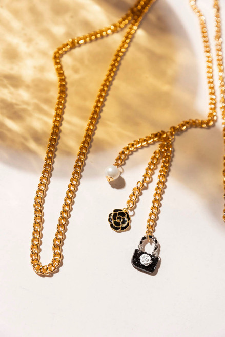Long Gold Handbag Chain - SALE