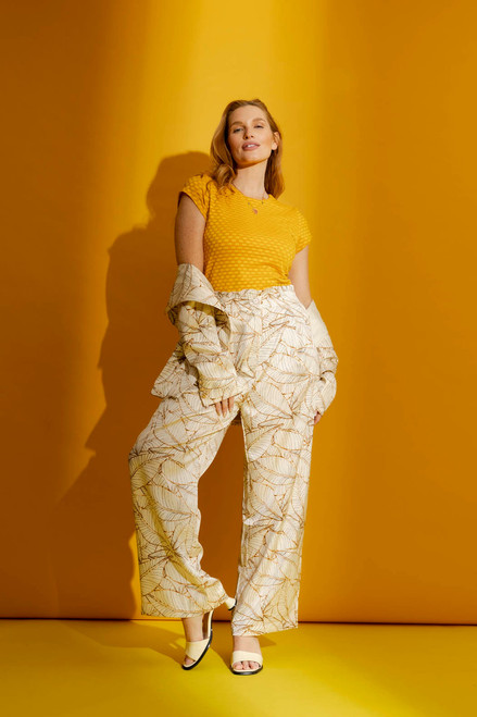 Yellow Checkerboard Bell Cap Sleeve Top - FINAL SALE