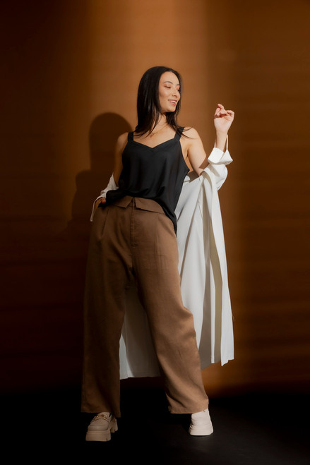 Linen Paperbag Waist Pant | Seed Heritage