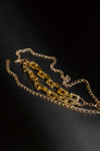 Gold Double Link Chain Belt