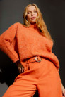 Orange Knobbly Knit Jumper