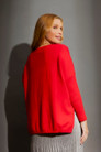 Red Classic Oversized Jumper