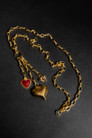 Gold Three Hearts Necklace