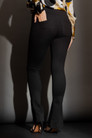 Black Ponte Zip Miracle Pant