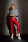 Red Croc Coated Miracle Pant 2.0