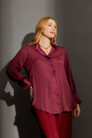 Wine Silky Roma Shirt | Motto Fashions