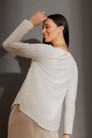 Ivory Knit Bell Top