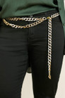 White and Gold Chain Belt - SALE