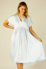 Light Blue Silky Bondi Kaftan Dress - SALE