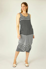 Black & White Stripe Jersey Wonderdress