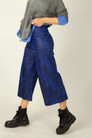 Cobalt Leatherette Jet Culotte - FINAL SALE