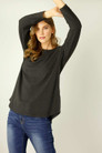 Charcoal Lounge Crew Neck Jumper - SALE