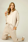 Beige Lux Oversized Jumper