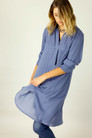 Chambray Seta Oversized Blogger Shirt - SALE