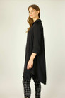 Black Seta Oversized Blogger Shirt - SALE