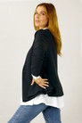 Black Euro Peplum Blazer - SALE