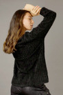 Black Eyelash Knit Genie Jumper - SALE