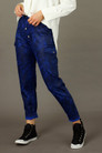 Cobalt Leatherette Cargo Jogger - SALE