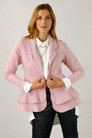 Pink Jacquard Frilly Jacket - FINAL SALE