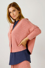 Coral Rib Hazel Cardigan - SALE