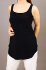 Black Jersey Layer Cami