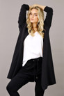 Black Nano Cotton Maxi Cardigan - SALE