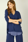 Navy Bamboo Bondi Top - SALE