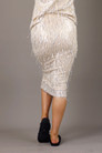 Ivory Allure Sequin Skirt - SALE