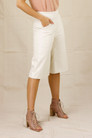 Ivory Faux Leather Short - SALE