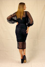 Hearts Ruched Mesh Skirt - SALE