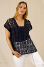 Black Lace Vest - SALE