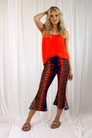 Mexico Print Crop Flare Pant - SALE