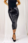 Black Sequin Tube Skirt - SALE