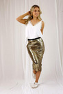 Bronze Sequin Tube Skirt - SALE