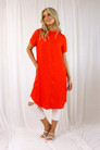 Orange Seta Tee Dress - FINAL SALE