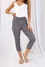 Plaid Crop Benny Pant - SALE