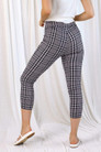 Plaid Crop Benny Pant - SALE