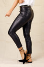 Black Vegan Leather Pant - SALE