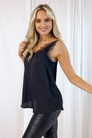 Black Seta Lace Cami - FINAL SALE