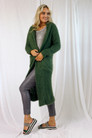 Khaki Fluffy Raglan Cardi