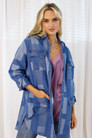 Chambray Patchwork Denim Shacket - FINAL SALE