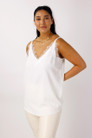 Ivory Soft Touch Lace Cami