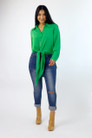 Green Soft Touch Zhoush Shirt - SALE