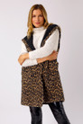 Animal Knit Hooded Vest