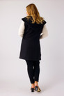 Black Soft Hooded Vest